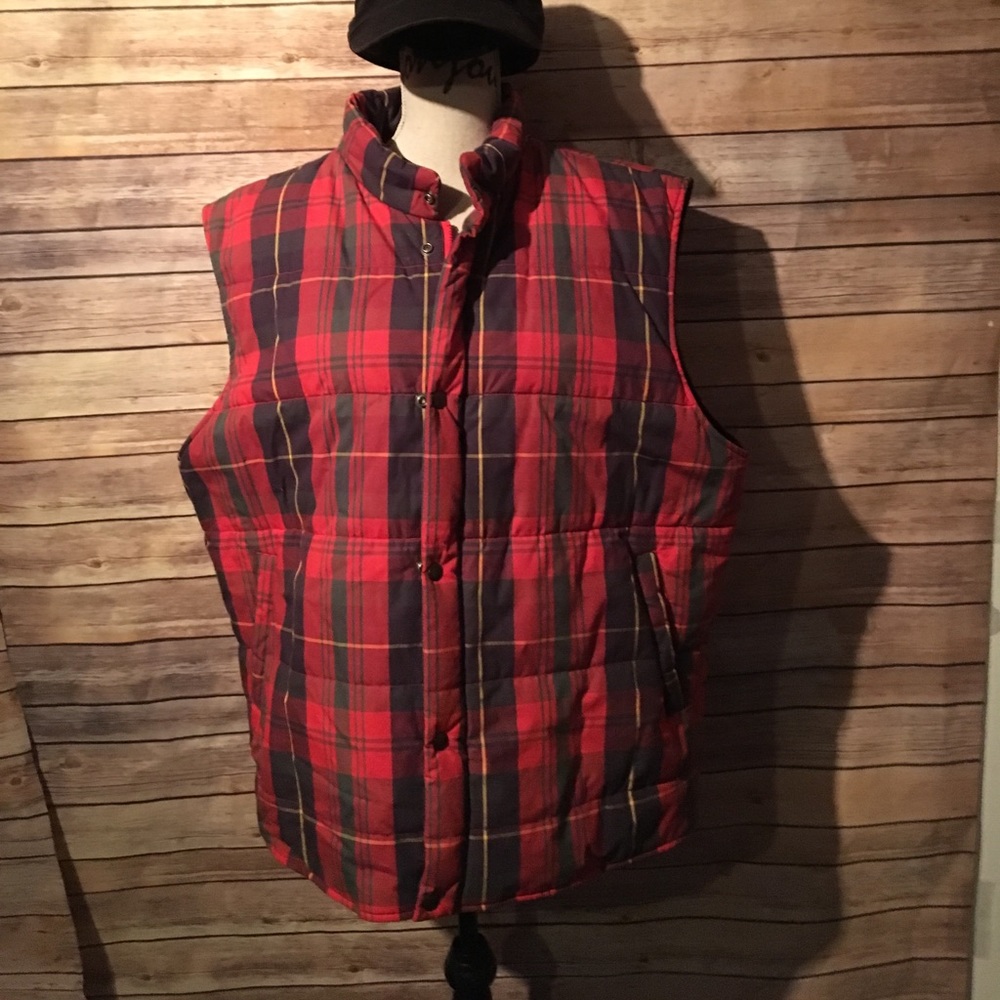 Gap plaid vest